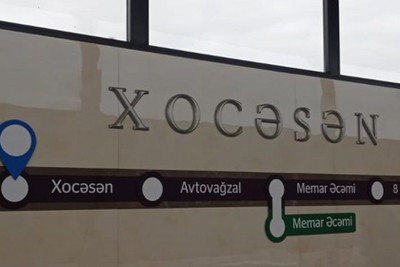 Metronun “Xocəsən” stansiyasında gündəlik 2000 sərnişin daşınır