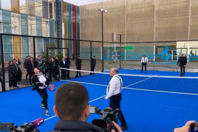 Bakıda padel tennis kortu açılıb