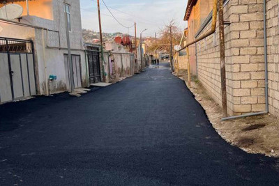 Zığ: Rövşən Göyüşov küçəsi təmir olunur