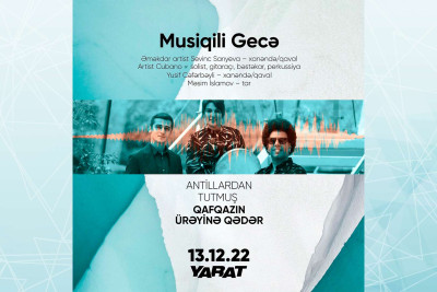 YARAT mərkəzində Kuba musiqisi gecəsi keçiriləcək