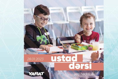 Uşaqlar üçün rəngkarlıq üzrə ustad dərsi keçiriləcək