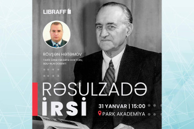 Tarix üzrə fəlsəfə doktoru M.Ə.Rəzulzadənin xatirəsinə həsr olunan tədbirdə iştirak edəcək