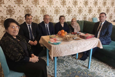 Bakı şəhəri ərazisində yaşayan şəhid ailələri və əlillər ziyarət olunublar