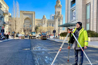 “28 Mall” yaxınlığında avtomobil yolu bağlanıb