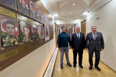 Vətən müharibəsi Qəhrəmanı ilə görüş keçirilib