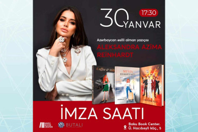 Aleksandra Azima Reynhardtın imza saatı keçiriləcək