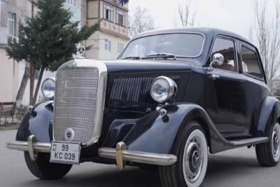 Bakıda Adolf Hitlerin generalının avtomobili fantastik qiymətə satışdadır - FOTO