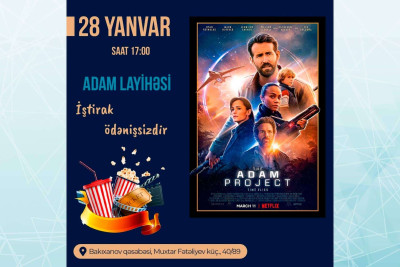 Bakı Gənclər Mərkəzində film axşamı təşkil olunacaq