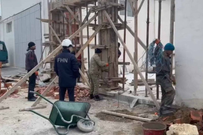 Qanlıgölün yaxınlığında tikilən qanunsuz obyekt sökülüb