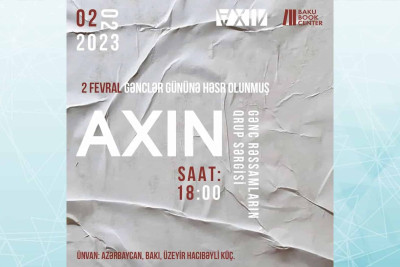“Baku Book Center”də Gənclər Gününə həsr olunmuş “AXIN” adlı sərgi keçiriləcək