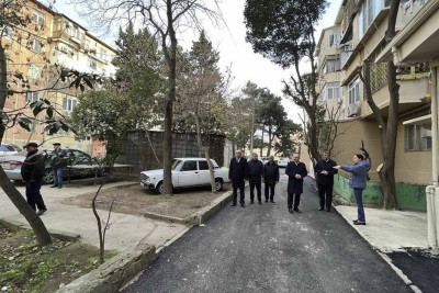 İcra başçısı Nəsimi rayonunda sakinlərlə görüşüb