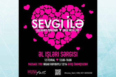 “Passage 1901”-də “Sevgi ilə” əl işləri sərgisi keçiriləcək