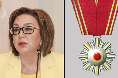 Məleykə Abbaszadə “Şərəf” ordeninə layiq görülüb
