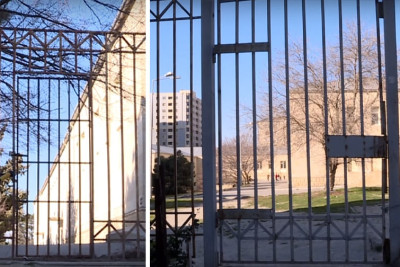 Bakıdakı məktəbin dörd girişindən üçü bağlı saxlanılır