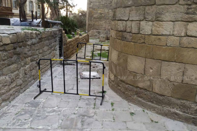 Qız qalasında yanğın olub