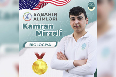 Bakı məktəbinin şagirdi ABŞ-də dünya miqyaslı müsabiqədə iştirak edəcək