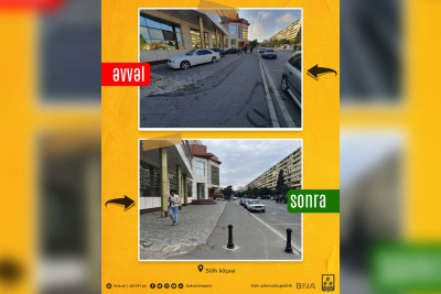 Bakıda zəbt olunan səkilər piyadalara qaytarılır