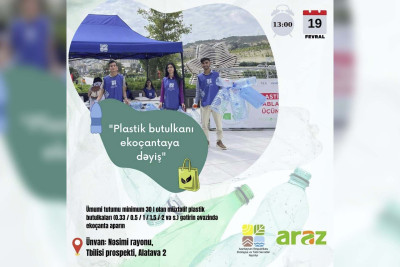 Bakıda “Plastik butulkanı ekoçantaya dəyiş” aksiyası yenidən start verdi