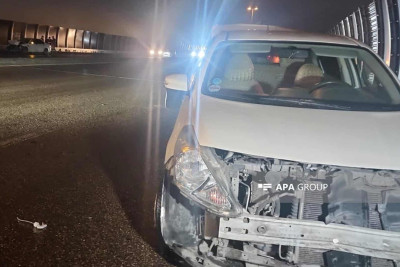 Ziya Bünyadov prospektində avtoqəza baş verib