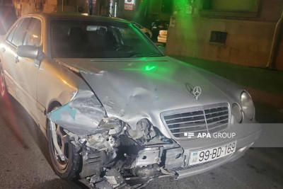 Yasamalda qəza baş verib: xəsarət alan var