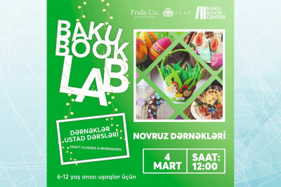 Bakı Kitab Mərkəzində Novruz bayramına özəl master-klas keçiriləcək