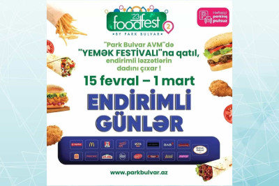 “Park Bulvar” ticarət mərkəzində yemək festivalı keçiriləcək