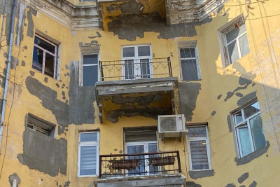 Səməd Vurğun küçəsində abadlıq işləri aparılır