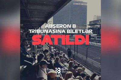 Bakıdakı “Formula 1” yarışlarına bilet satışında rekorda imza atılıb