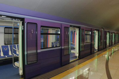 Bakı metrosunda xəttə son nəsil qatar buraxılıb