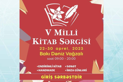 Bakıda Beşinci Milli Kitab Satış Sərgisi keçiriləcək
