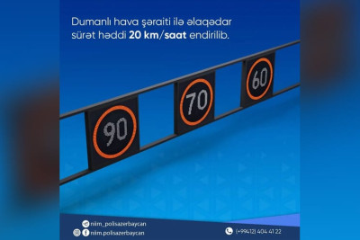 Bakıdakı yollarda sürət həddi bərpa olunub - YENİLƏNİB