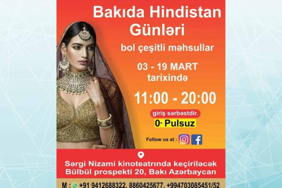 Bakıda növbəti dəfə Hindistan günləri keçiriləcək