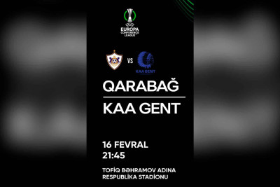 “Qarabağ” - “Gent” futbol matçında 1 dəqiqəlik sükut olacaq