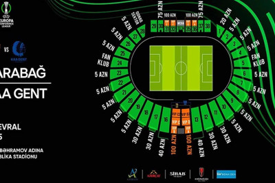 “Qarabağ” – “Gent” oyununa biletlər artıq satışdadır