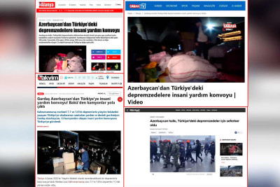 “Kardeşlik yollara sığmadı”: Türkiyə mediası Bakıdakı kampaniyadan yazır
