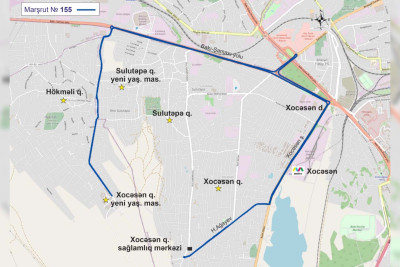 Binəqədi: “Xocəsən” metro stansiyası istiqamətində yeni avtobus xətti fəaliyyət başlayacaq