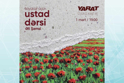 Məşhur rəssam Əli Şəmsi ustad dərsi keçirəcək