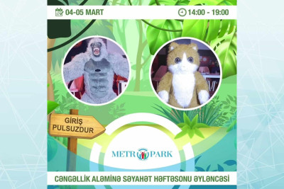 “Metropark”da uşaqlar üçün ödənişsiz şənlik keçiriləcək