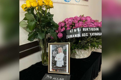 47 saylı məktəbin gənc müəllimi dünyasını dəyişib