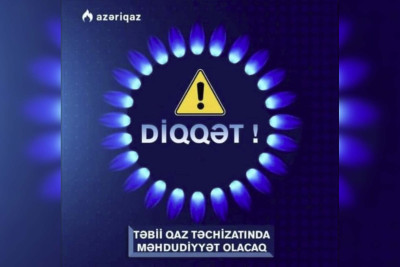Binəqədi rayonunda qaz kəsiləcək