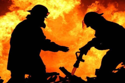 Nərimanov rayonunda talvar yanıb