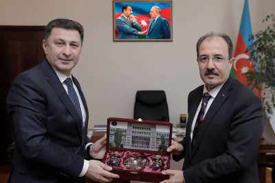 Türkiyənin səfiri ATU-nun rektoru ilə görüşüb