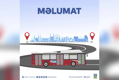 Bakıda daha bir marşrutun avtobusları yenilənib