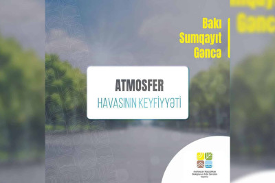 Bakıda atmosferin keyfiyyəti açıqlanıb