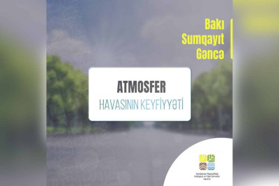Bakıda atmosfer havasının keyfiyyəti məlum olub