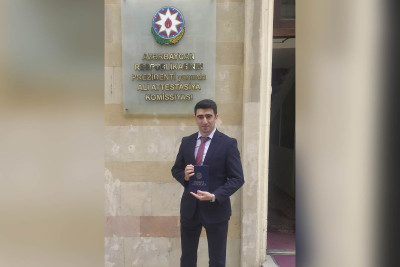Bakı sakini ölkənin gənc elm xadimlərindən biri olub