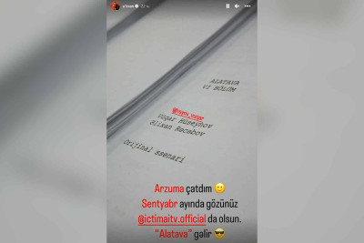 Əlixan Rəcəbov “Alatava” adlı serialı çəkəcək