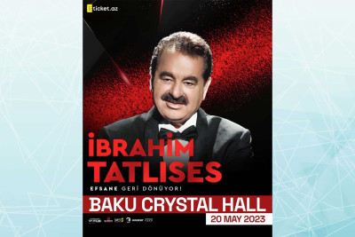 Müğənni İbrahim Tatlıses Bakıda böyük konsert verəcək