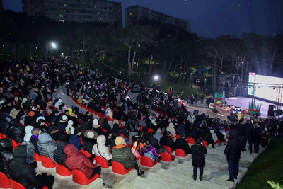Heydər Əliyev parkının amfiteatrında konsert keçirilib