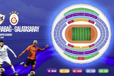 “Qarabağ” - ”Qalatasaray” oyununa biletlər satışa çıxarılır